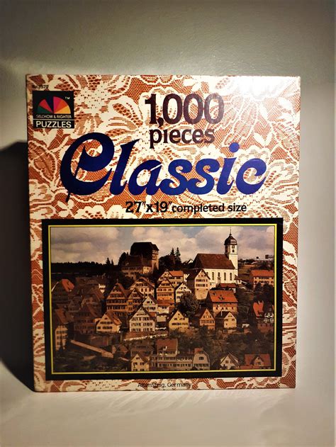 Puzzle Vintage Jigsaw Puzzle 1000 Pieces Classic Puzzle - Etsy Hong Kong