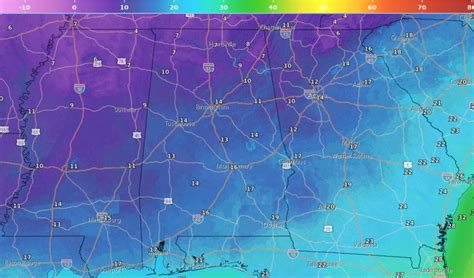 Snow looking more likely in parts of Alabama as winter’s coldest ...