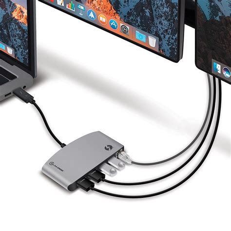 Buy ThunderBolt 3 Dual HDMI PORTABLE Docking Station with 4K - Space Grey online at Alogic