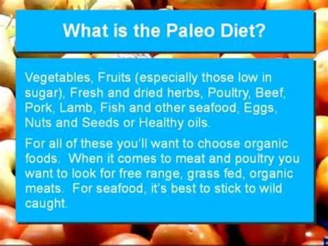 What is the Paleo Diet - paleo diet grocery list - 40 Day Shape Up