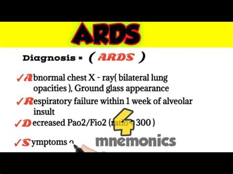 Acute Respiratory Distress Syndrome (ARDS) - causes, symptoms, diagnosis, treatment - YouTube