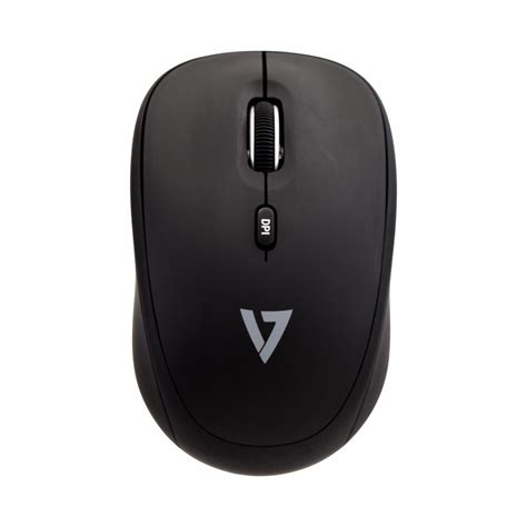 V7 Wireless Mobile Optical Mouse - Black