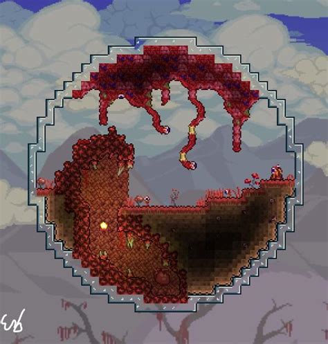 crimson biome bubble because yes : r/Terraria