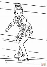 Girl Ice Skater coloring Page  Free Printable Coloring Pages sketch template