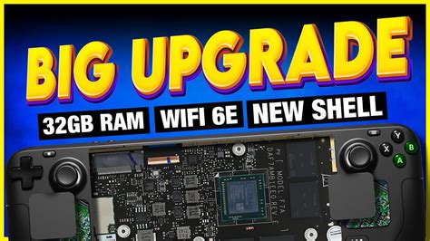 Steam Deck Modder UPGRADES EVERYTHING - 32GB RAM, New Wifi Card and more! - YouTube