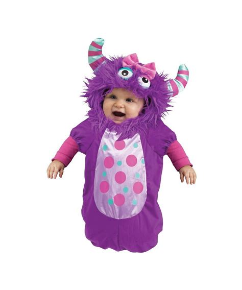 Purple Monster Bunting Baby Costume