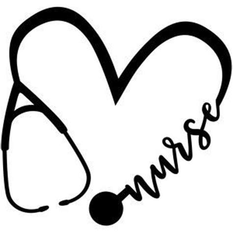 Stethoscope with heartbeat svg - brightWas