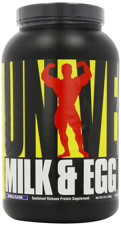 Universal Nutrition 1.36kg Milk and Egg Protein Vanilla Powder: Amazon ...