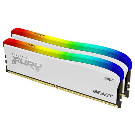 Kingston FURY Beast White RGB SE 32 GB (2 x 16 GB) DDR4 3600 MHz CL18 - PC RAM - LDLC | Holy Moley