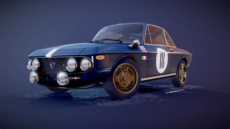 Lancia Fulvia rallye - Download Free 3D model by Floppy (@fastolfe ...