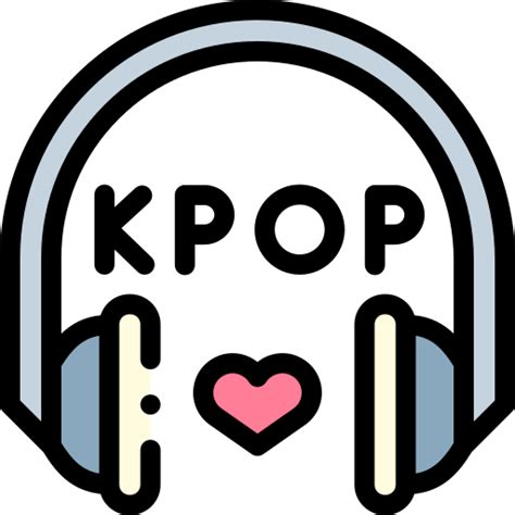 Kpop Detailed Rounded Lineal color icon