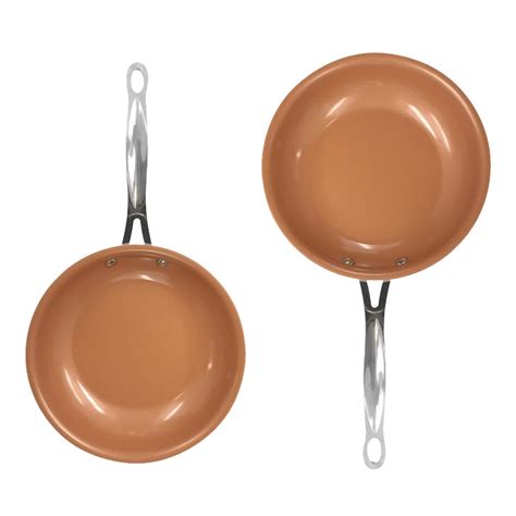 Gotham Steel Two-Piece Non-Stick Frying Pan Set Copper 1197 - Best Buy