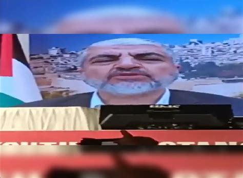 Hamas leader Khaled Mashal addressed Kerala organisation’s event? CM ...