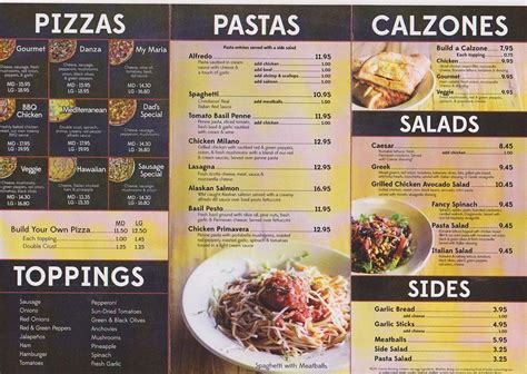 Menu at Christianos Pizza pizzeria, Wautoma