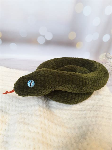 Snake Plush Crochet Pattern for Beginner Amigurumi Animal | Etsy