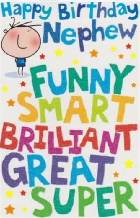 Birthday Card Sayings For Nephew - Kids Birthday Party