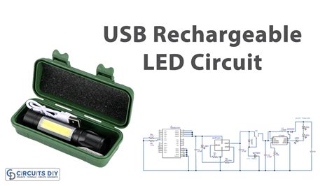 USB Rechargeable LED Circuit