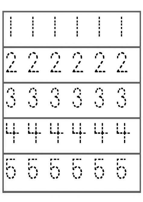 Number Tracing – (Playgroup) | Number worksheets, Numbers preschool, Number tracing