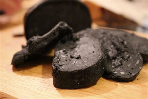 Charcoal cheese. Black cheese. Bizarre but beautiful. Very popular. | Cheese tasting, Food ...