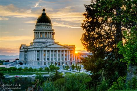 Viewing the Utah State Capitol - James Udall