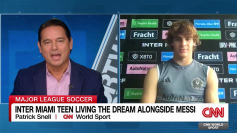 Inter Miami teen Ben Cremaschi living the dream alongside Messi | CNN