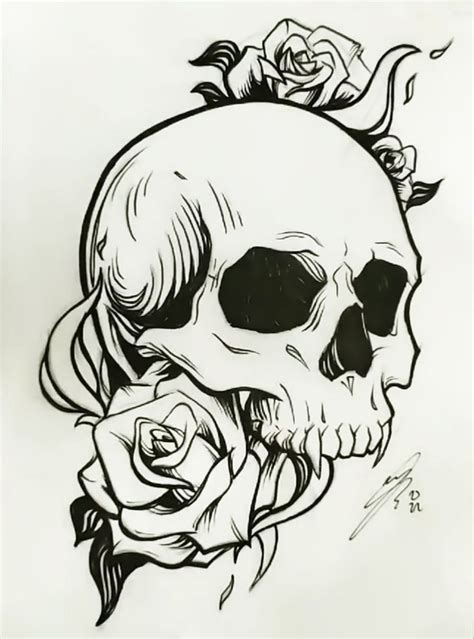 Pin by Beate on Hobbies | Skull drawing sketches, Cool skull drawings ...