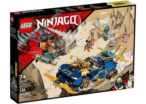 LEGO Ninjago Jay and Nya's Race Car EVO Set 71776 - GB