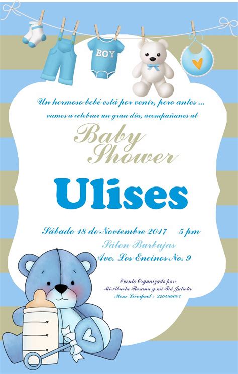 Invitacion De Baby Shower