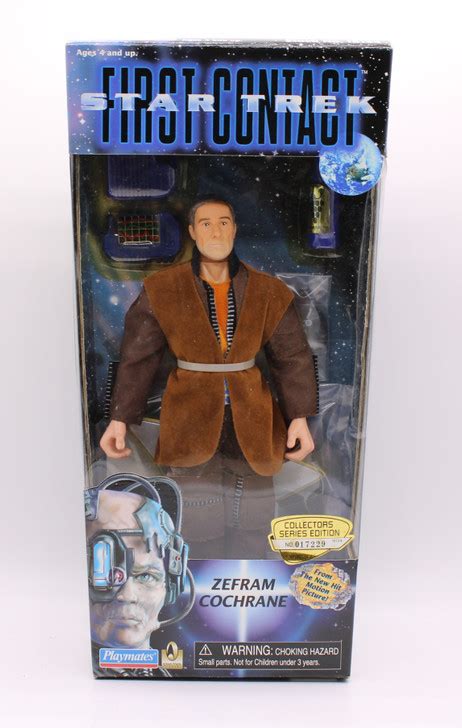 Playmates Star Trek First Contact Collector Series Zefram Cochrane