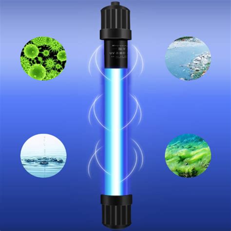 UV Ultraviolet Waterproof Aquarium Sterilization Lights Clean Lamp for ...