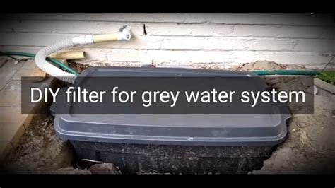 2. How to make a DIY filter for a home grey water recycling system - YouTube