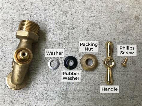 Outdoor Water Spigot Diagram / Fix leaky hose to spigot connection.