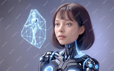 Premium AI Image | Hologram of artificial intelligence and virtual technologies Generated by AI ...