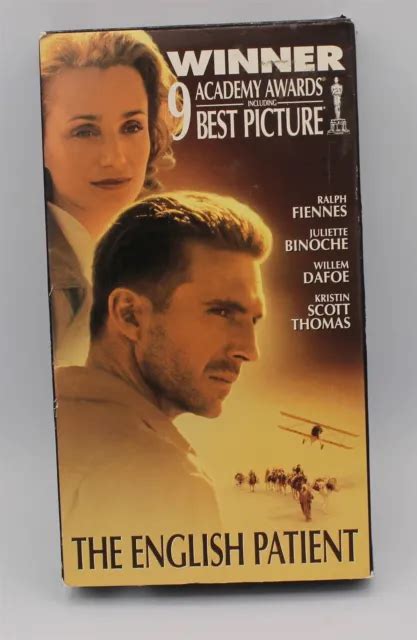 THE ENGLISH PATIENT (VHS, 1996) - Willem Dafoe, Ralph Fiennes £7.61 - PicClick UK