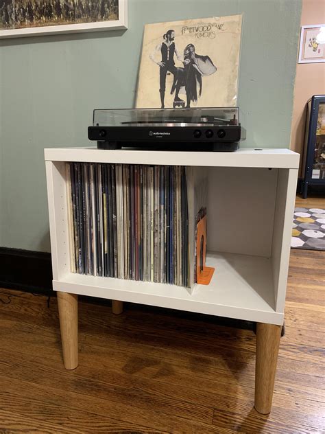 Simple Record Player Stand by combining the BESTÅ 702.458.48 + Mid ...