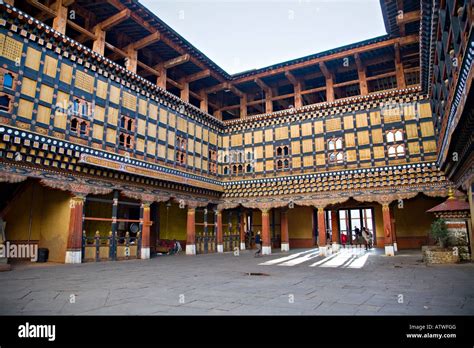 Inside of Paro Dzong, Paro, Bhutan, Asia Stock Photo, Royalty Free Image: 16397103 - Alamy