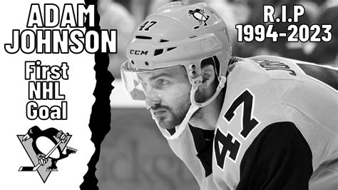 Adam Johnson #47 (Pittsburgh Penguins) first NHL goal Oct 12, 2019 ...