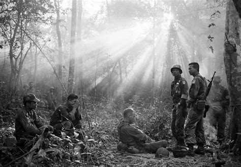 Vietnam War | The sun breaks through the dense jungle foliag… | Flickr