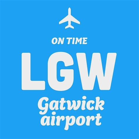 "LGW Gatwick airport sticker" by Airport stickers | Redbubble | Gatwick, Gatwick airport, Airport