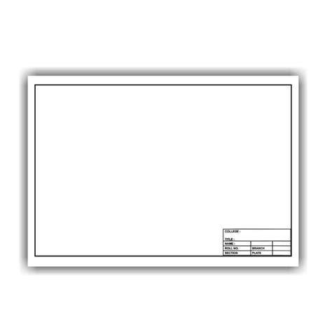 Buy DUSHALA A2 Size Drawing Sheets for Engineering Drawing, Architect ...