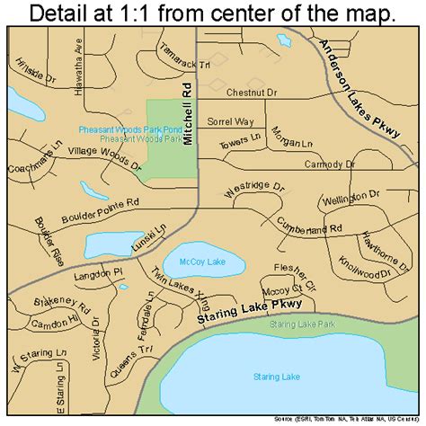 Eden Prairie Minnesota Street Map 2718116