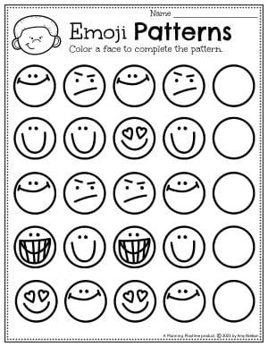 Emotions Preschool Worksheets - Planning Playtime