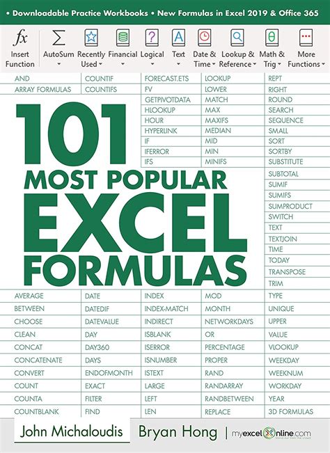 [Free ebook]101 Most Popular Excel Formulas: MyExcelOnline.com (101 Excel Series Book 1)-John ...