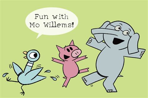 Get ready for fun Mo Willems games, crafts and more — like a cookie toss with Pigeon and a dance ...