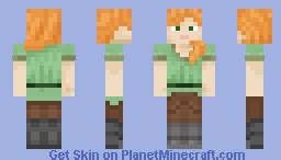 Alex (nueva versión) (13 años después) Minecraft Skin