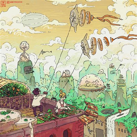 Solarpunk Rooftop Gardening - Concept Art by Me : r/solarpunk