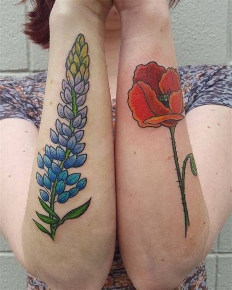 10+ Beautiful Lupine Flower Tattoo Ideas | Poppies tattoo, Wildflower tattoo, Flower tattoos