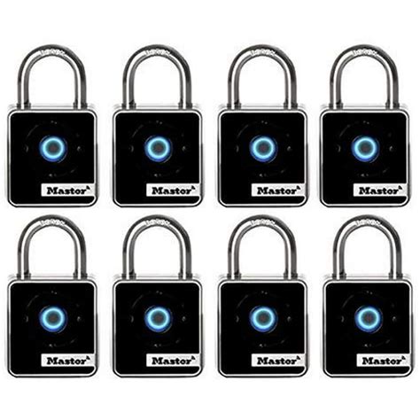 Master Lock 4400D Bluetooth Indoor Padlock with Easy Backup Keypad Entry, 8-Pack, - Walmart.com ...