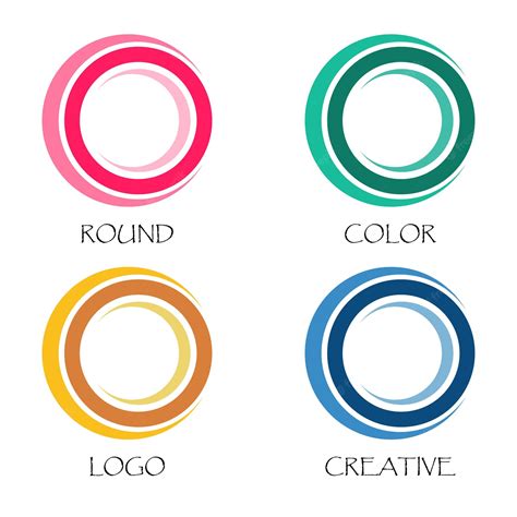 Premium Vector | Colored circles for logos and design