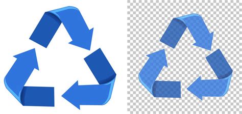 Blue Recycle Logo